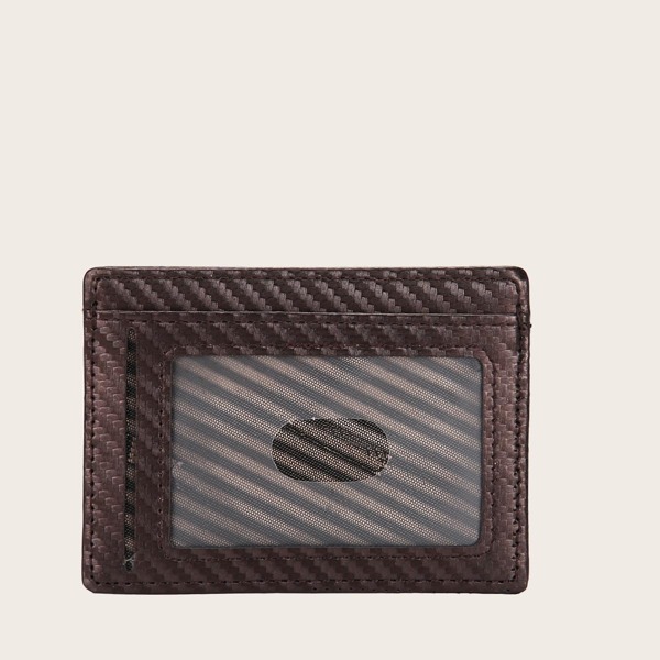 

Men Minimalist Card Holder, Coffee brown