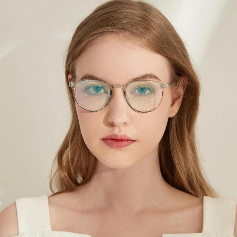

Clear Frame Round Eyeglasses