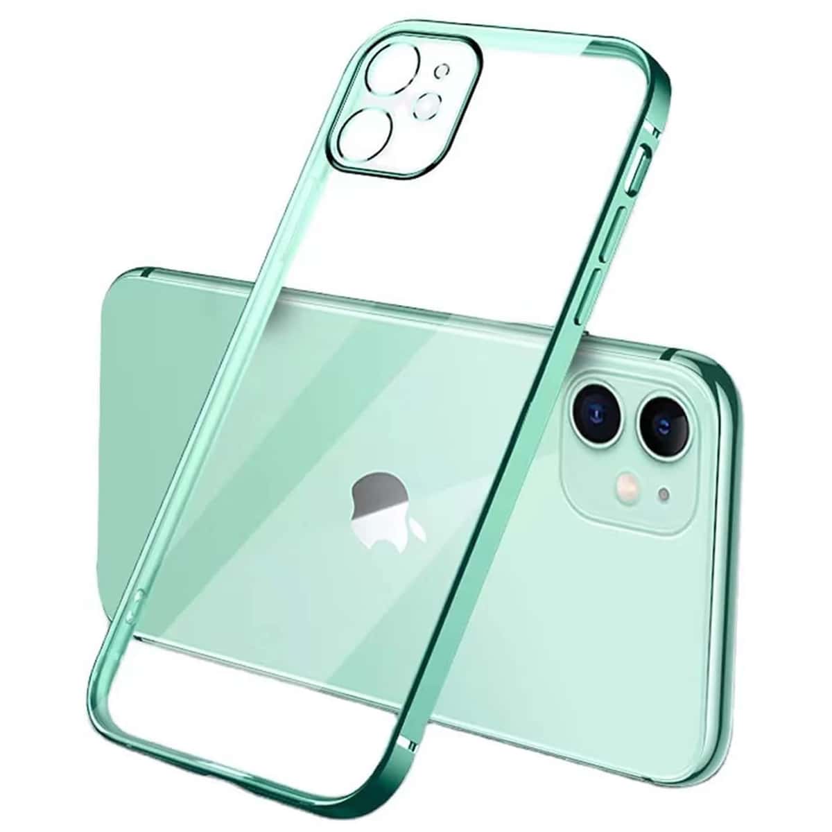 

Minimalist Clear iPhone Case, Green clear
