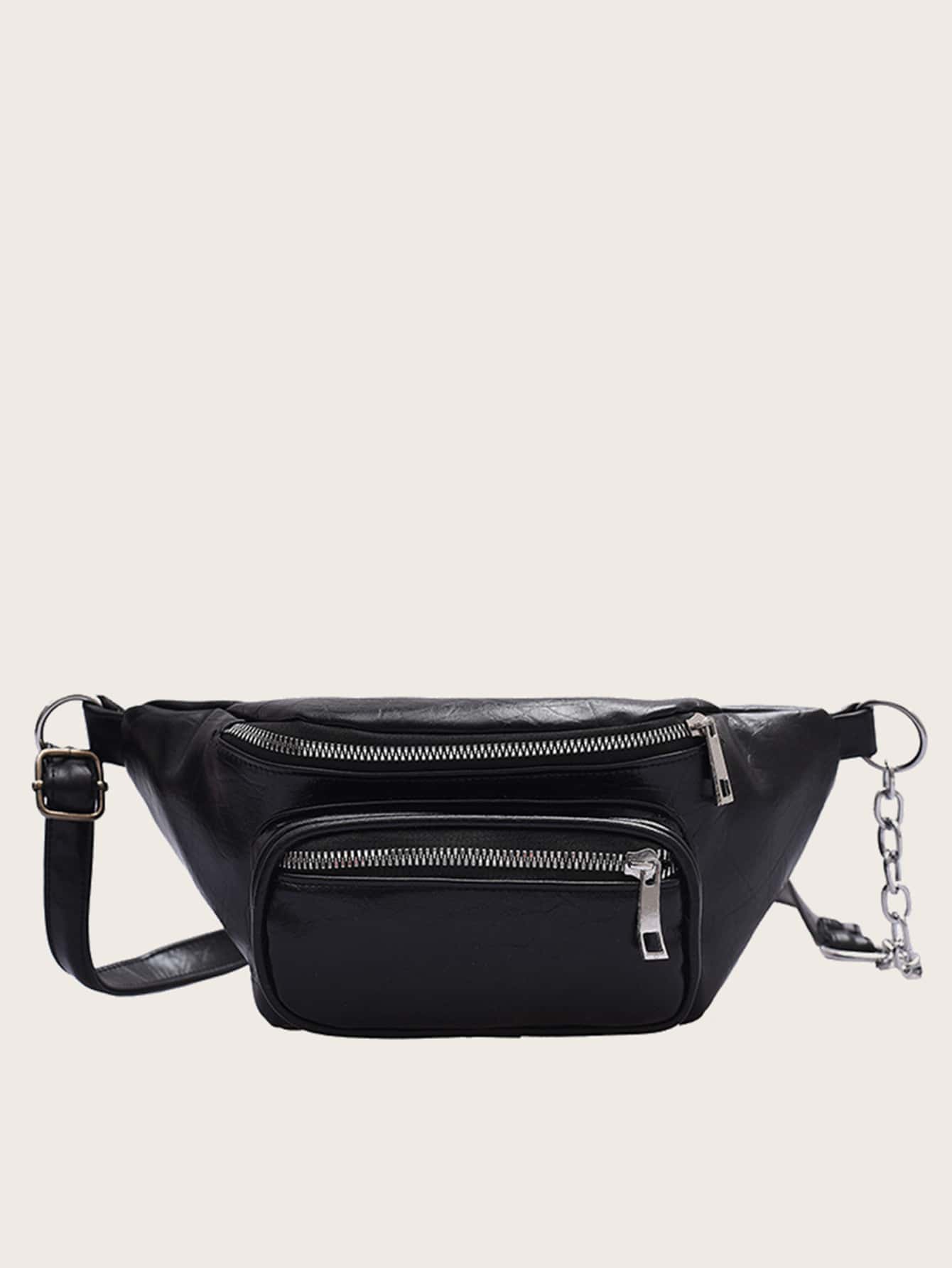 Handbag Belt Bag Missguided Our Zip Bum Bag Is Such A Vibe ROMWE