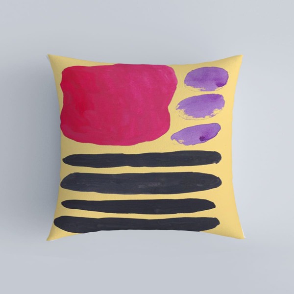 

Graphic Print Cushion Cover Without Filler, Multicolor