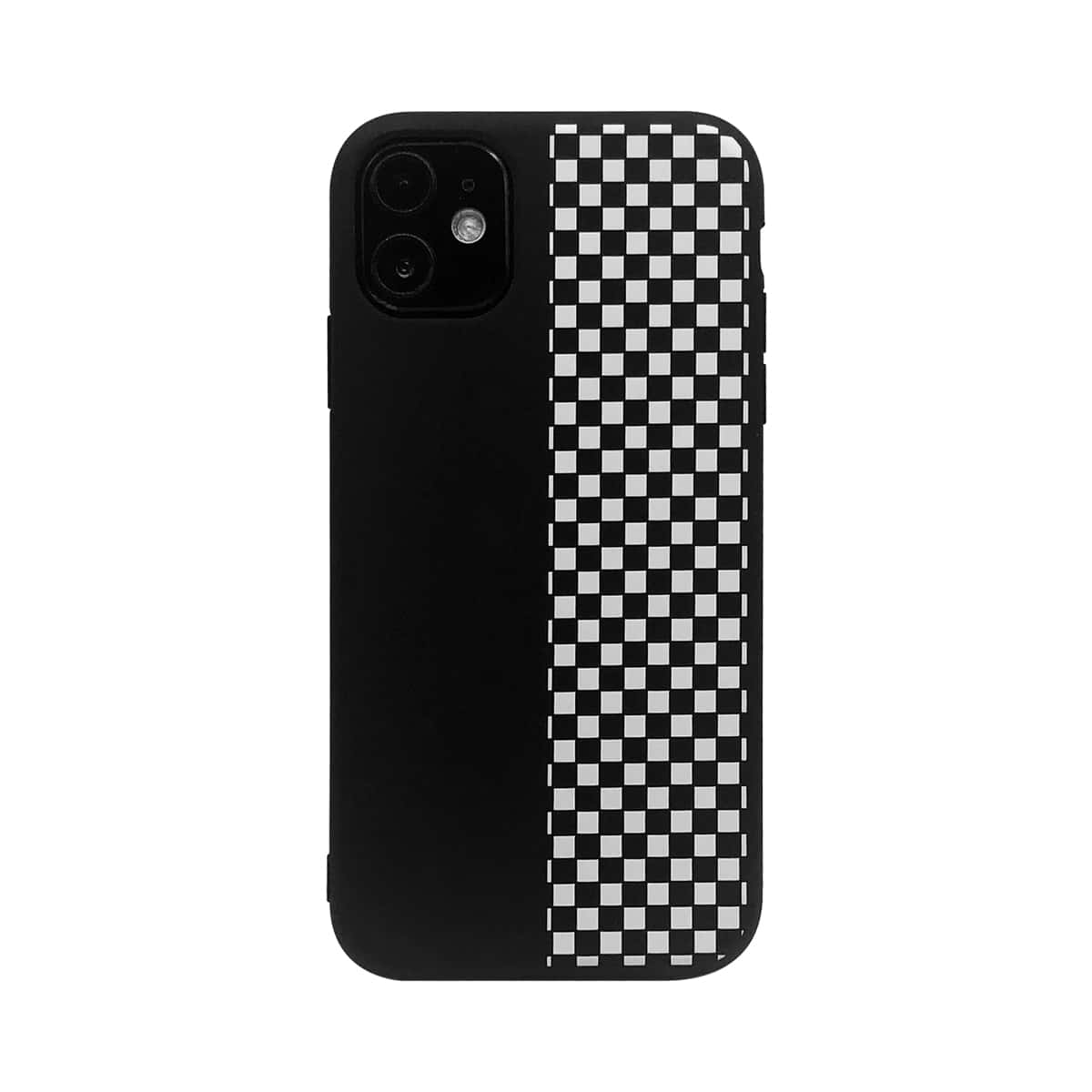 

Checkerboard iPhone Case, Black
