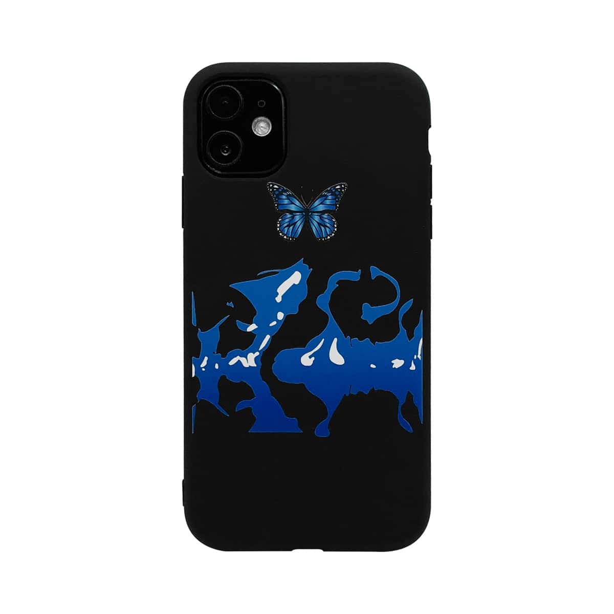 

Butterfly Graphic iPhone Case, Black