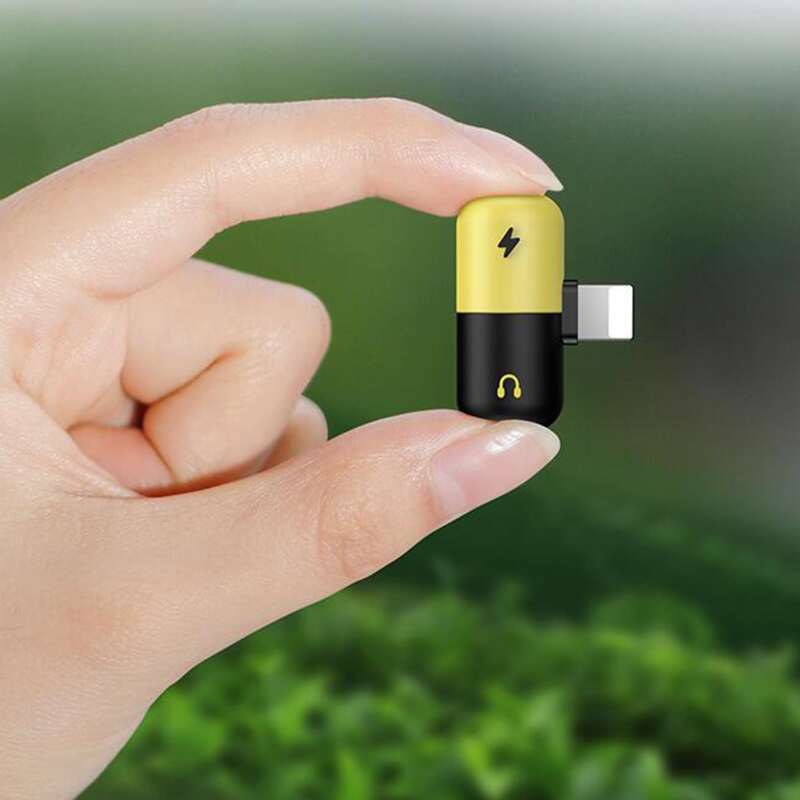 

Capsule Shaped iPhone Audio Adapter, Multicolor