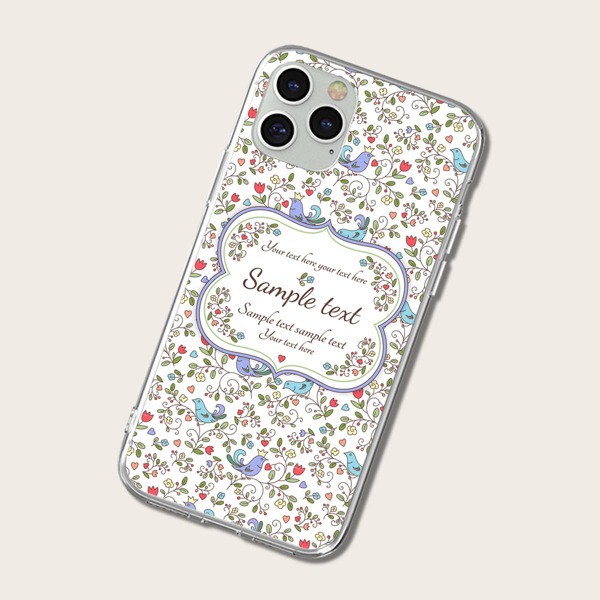 

Flower Print iPhone Case, Multicolor
