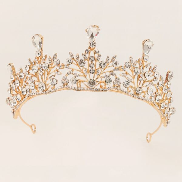 

Rhinestone Decor Headband, Gold