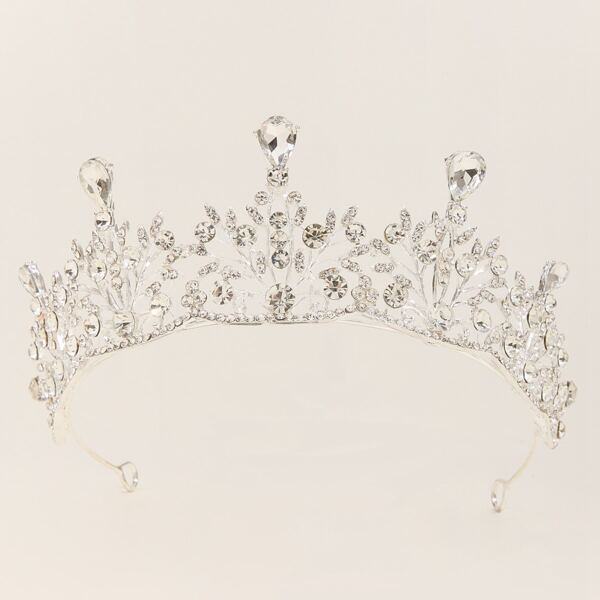 

Rhinestone Decor Headband, Silver