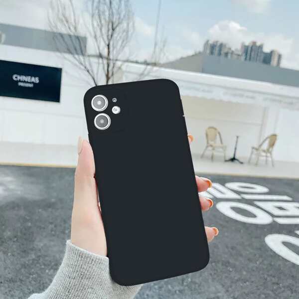 

Solid iPhone Case, Black