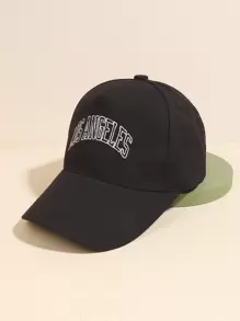 Topi Besbol Sulaman Surat - Hitam - Lihat 1