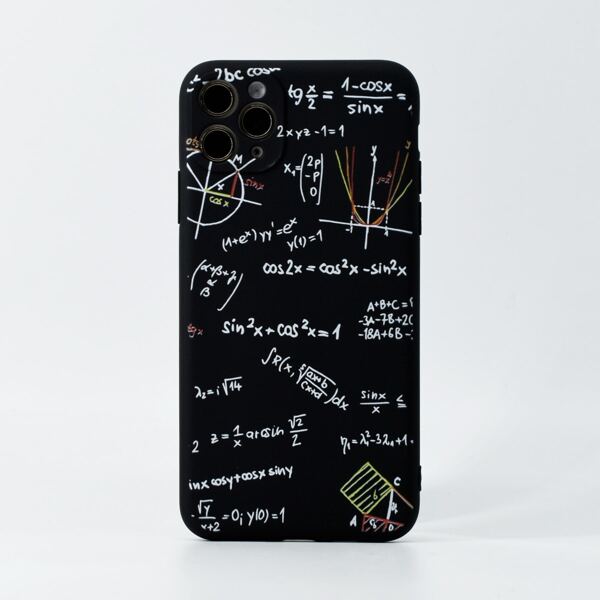 

Mathematical Formula Print iPhone Case, Black and white