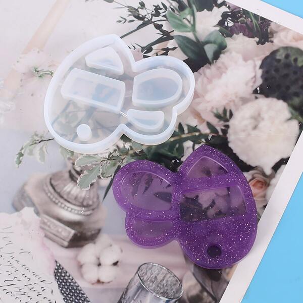 

1pc Bee Shaped DIY Epoxy Mold, White