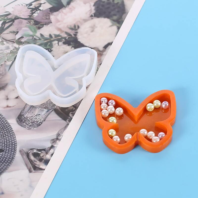 

1pc Butterfly Shaped DIY Epoxy Mold, White