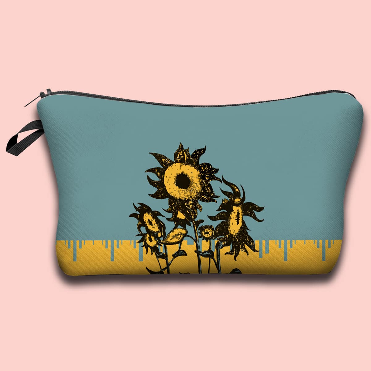 

Sunflower Makeup Bag, Blue