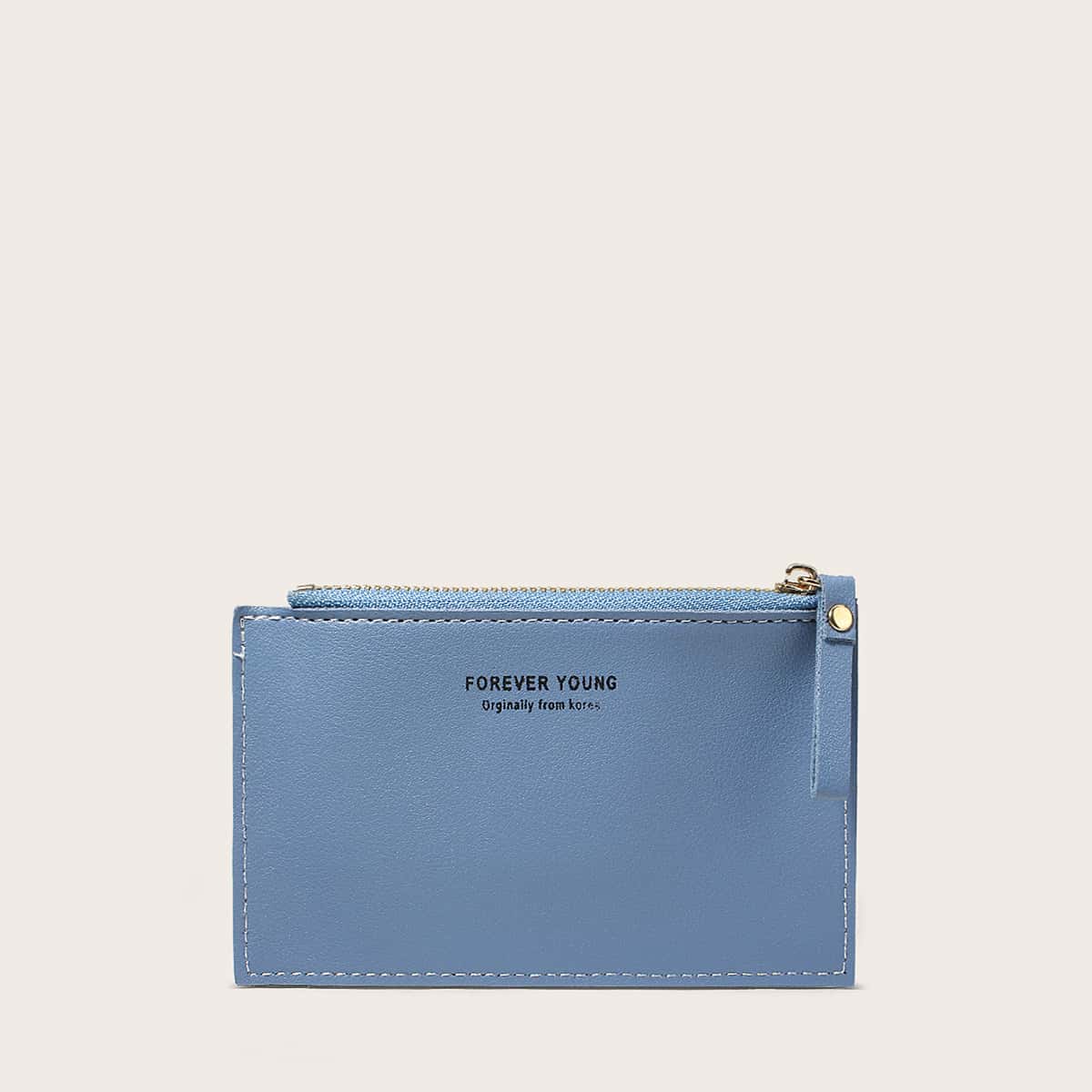 

Zip Coin Purse, Dusty blue