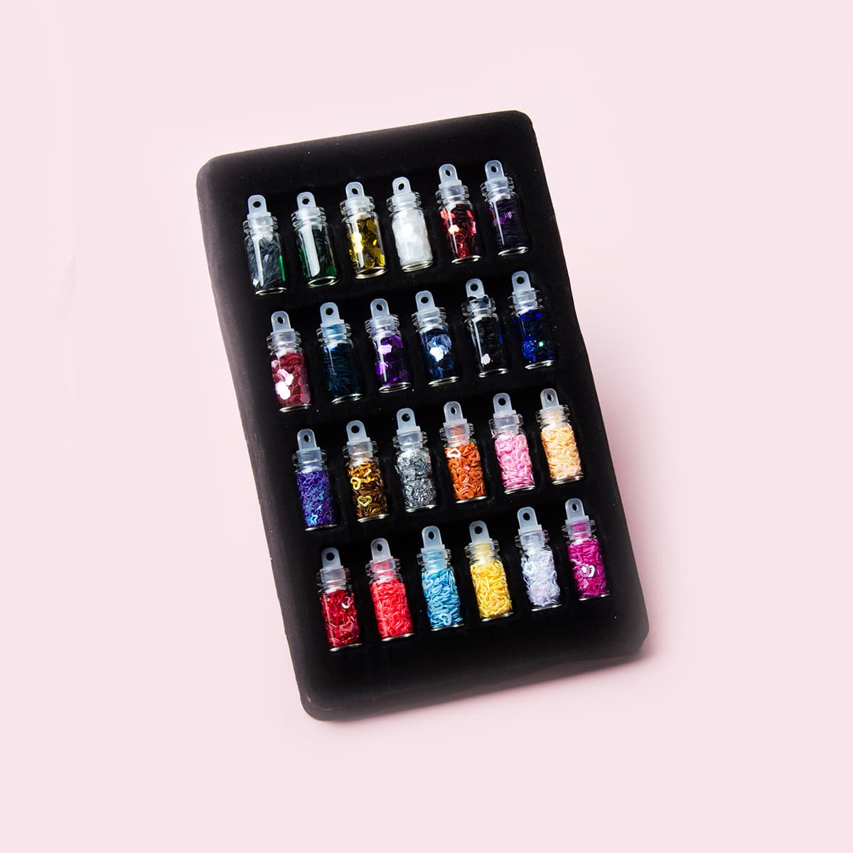 

24pcs Random Color Sequin Nail Art Decoration, Multicolor