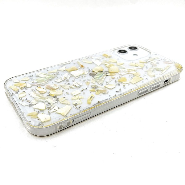 

Shell Fragments Pattern iPhone Case, Clear