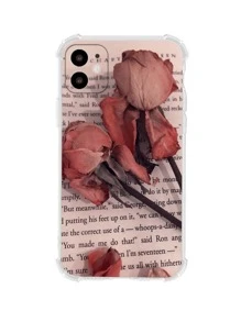 Custodia compatibile con iPhone con stampa floreale - Multicolore - Visualizzare 3