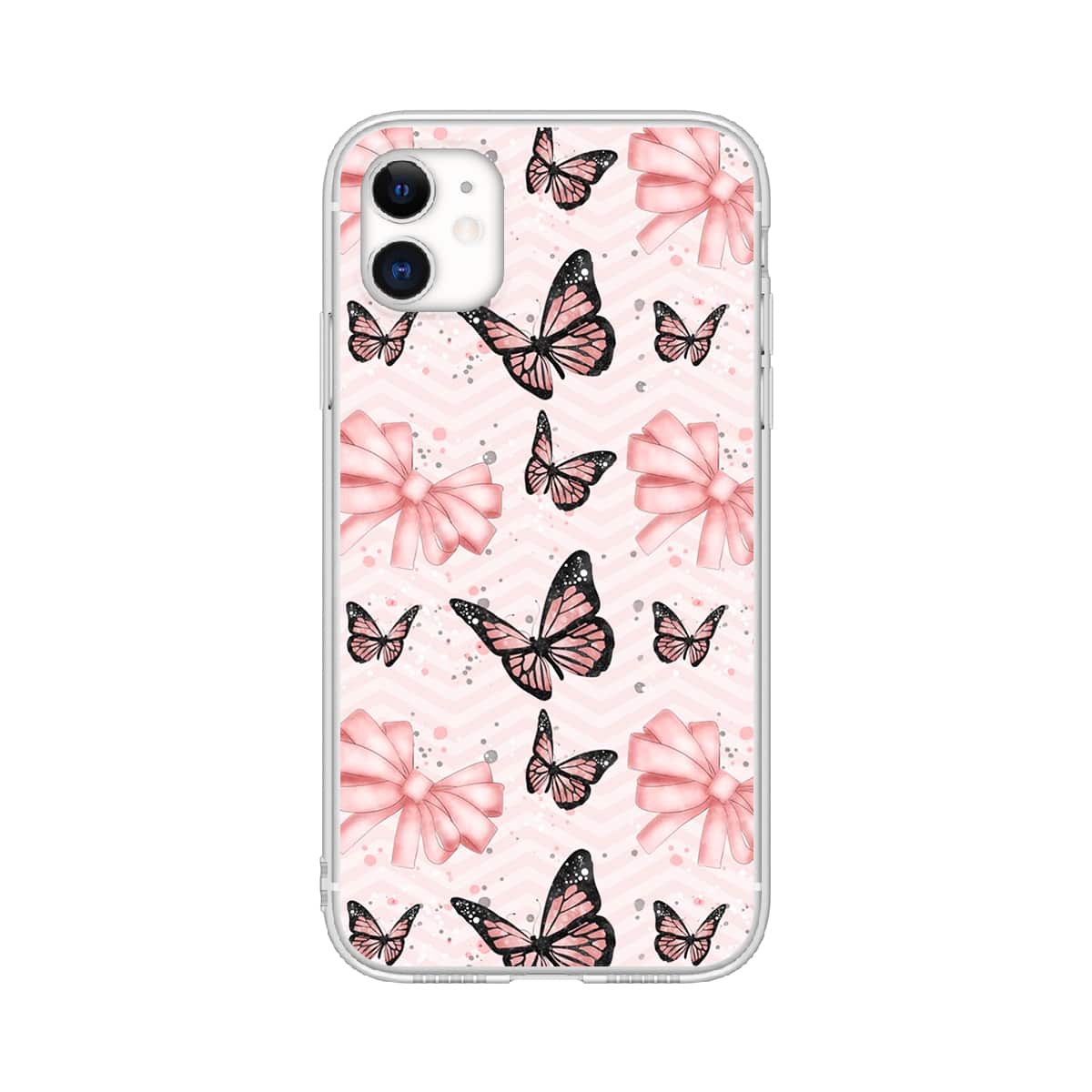 

Butterfly iPhone Case, Baby pink