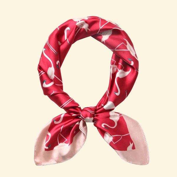 

Animal Print Bandana, Red