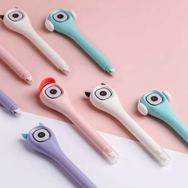 

1pc Eye Design Random Correction Tape, Multicolor