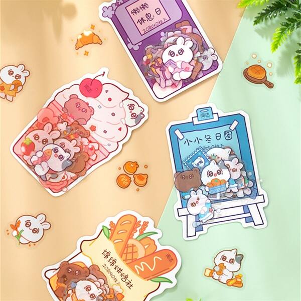 

40pcs Cartoon Graphic Random Sticker, Multicolor