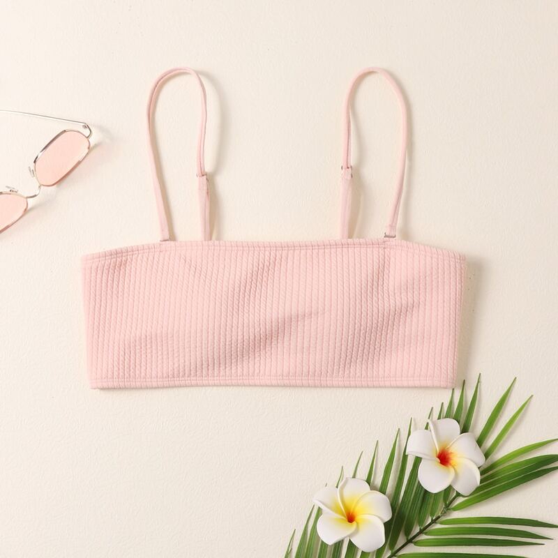 

Solid Bikini Top, Baby pink