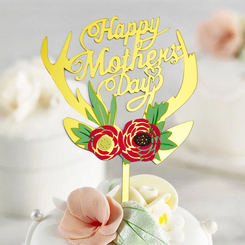 

Mother's Day Decorative Cake Topper, Multicolor