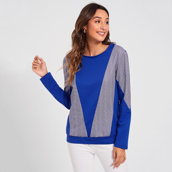 

Contrast Geo Panel Tee, Multicolor