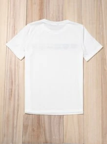 Áo thun Hoa Giải trí - trắng - Xem 2