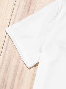 Áo thun Hoa Giải trí - trắng - Xem 3