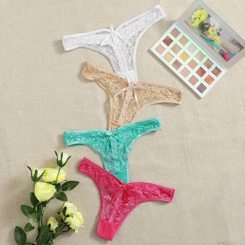 

4pack Floral Lace Panty Set, Multicolor
