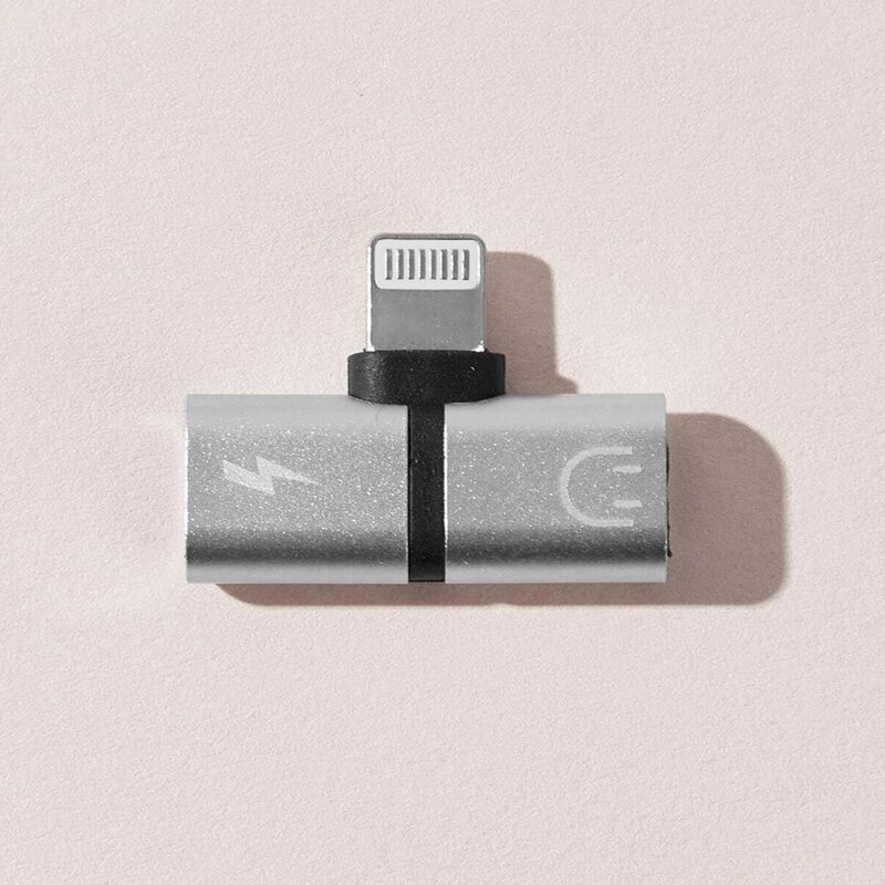

1pc iPhone Charger Adapter Converter, Silver