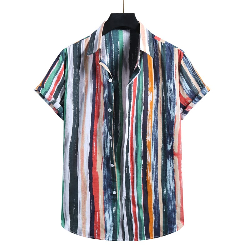 

Guys Striped Print Shirt, Multicolor