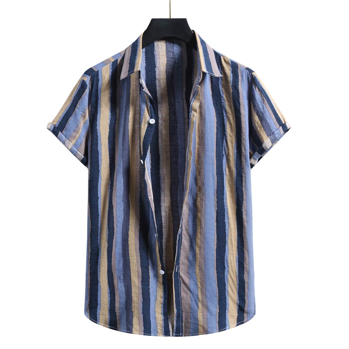 

Guys Striped Print Shirt, Multicolor