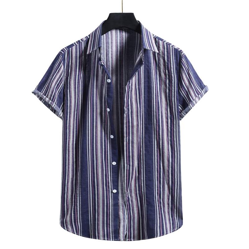 

Guys Striped Print Shirt, Multicolor