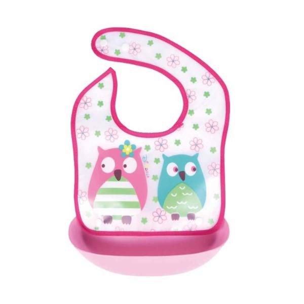 

Girls Cartoon Graphic Bib, Multicolor