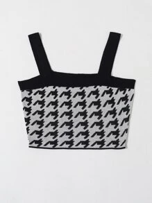 SHEIN Unity Knit ngọn răng cưa Giải trí - Nhiều màu - Xem 3