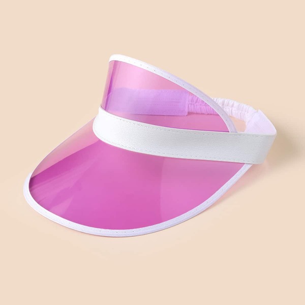 

Simple Visor Hat, Hot pink