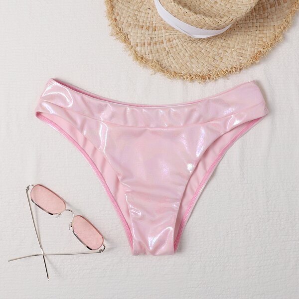 

Metallic Bikini Panty, Pink