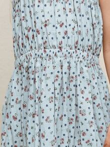 SHEIN 小女童小碎花吊帶洋裝