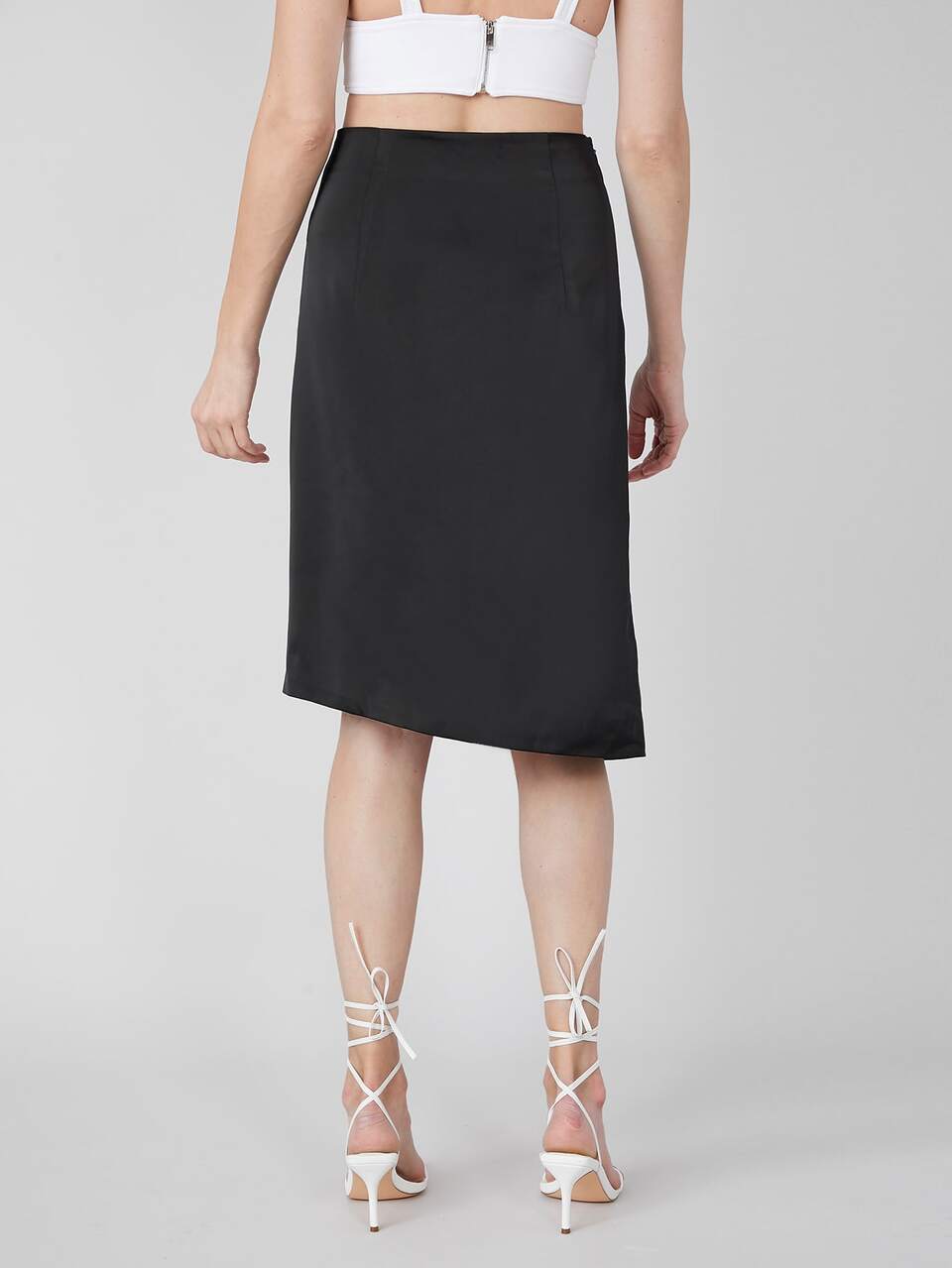 MOTF ASYMMETRICAL KNEE LENGTH SKIRT