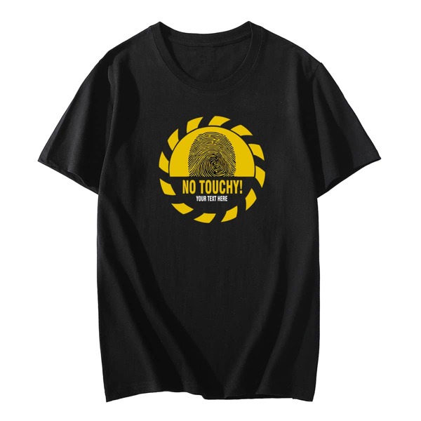 

Men Slogan Graphic Round Neck Tee, Black
