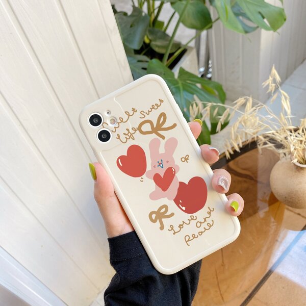 

Cartoon Rabbit iPhone Case, Multicolor