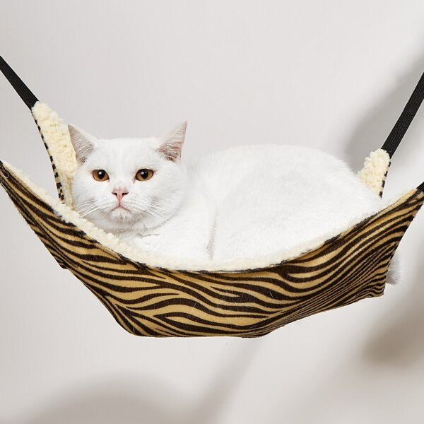 

Zebra Stripe Pattern Pet Hammock, Multicolor