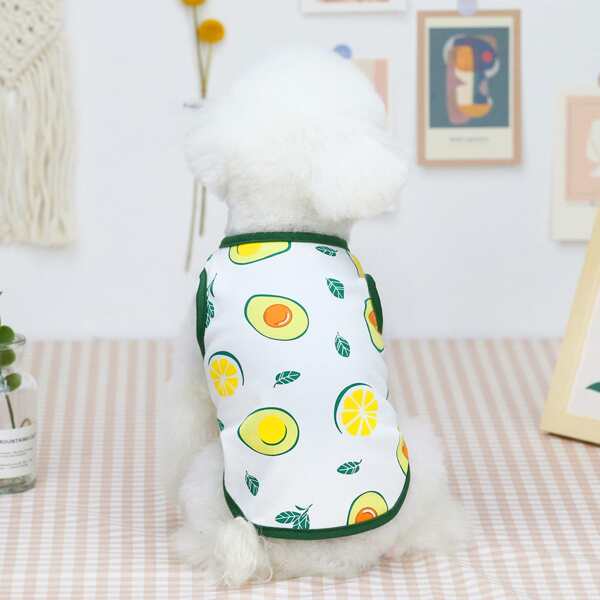 

Fruit Print Pet Tank Top, Multicolor