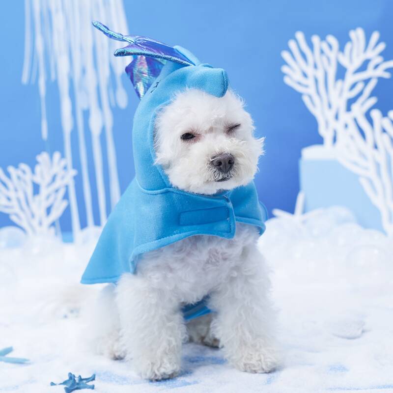 

Seahorse Design Pet Costume, Blue