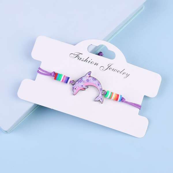

Toddler Girls Animal Decor Bracelet, Purple