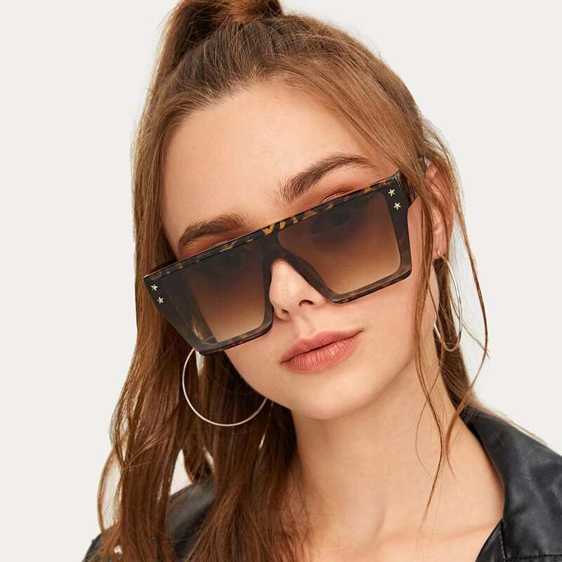 

Square Frame Flat Top Sunglasses