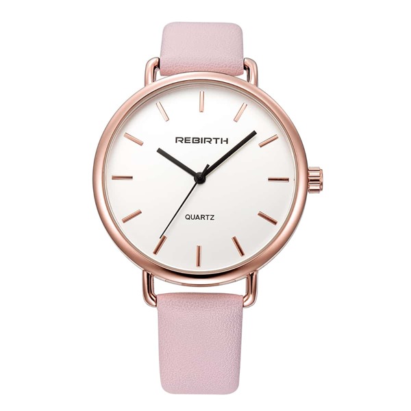

1pc Round Pointer Quartz Watch