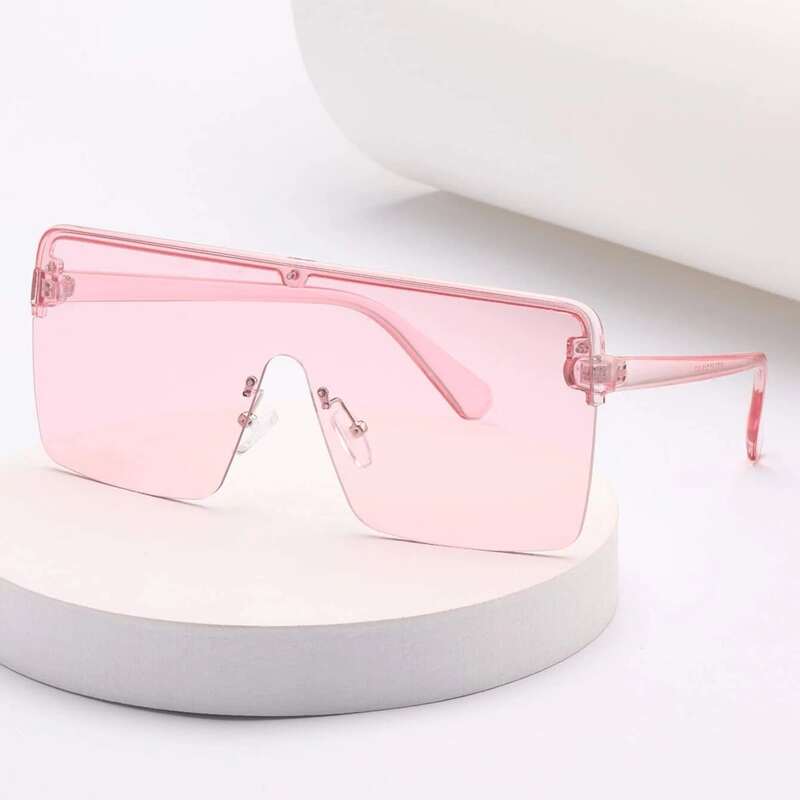 

Rimless Flat Top Sunglasses